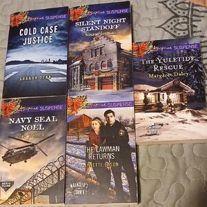 Set Of Five HARLEQUIN LOVE INSPIRED SUSPENSE BOOKS